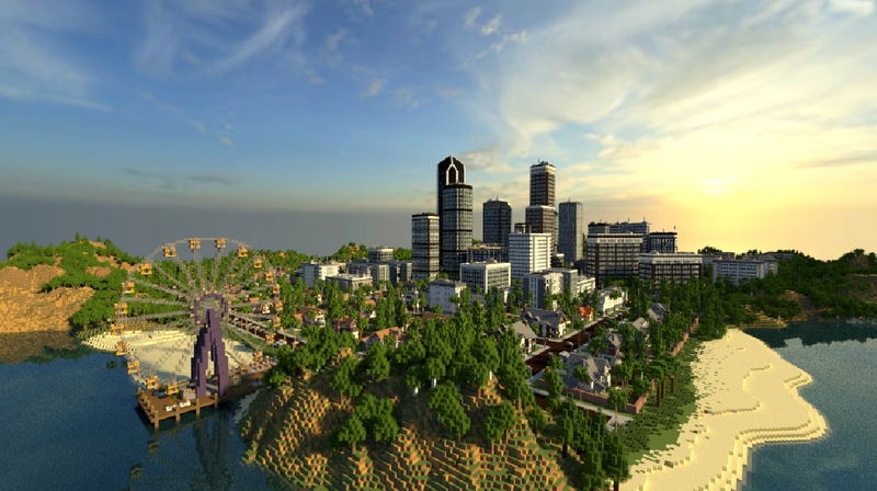 Illustration for article titled It's Fun To Explore the Minecraft Version of Los Angeles